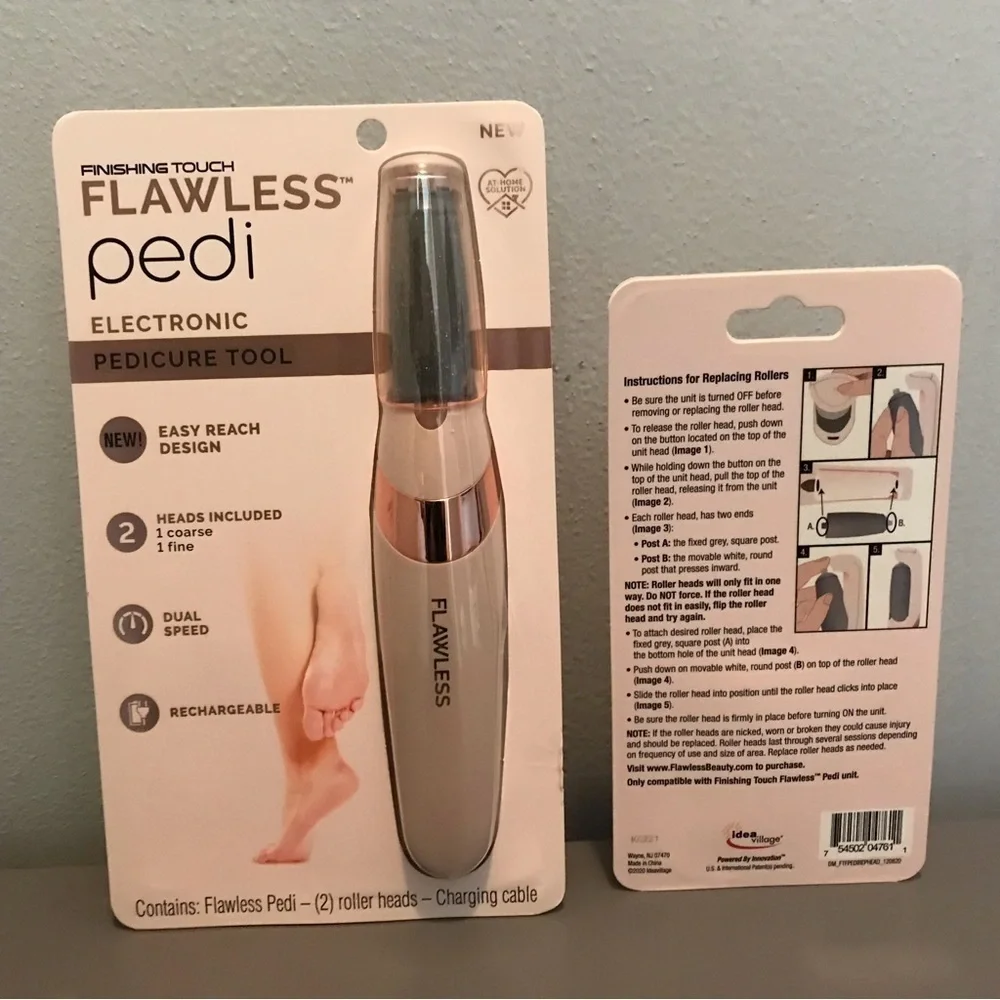Finishing Touch Flawless Pedi Electronic Pedicure Tool. New